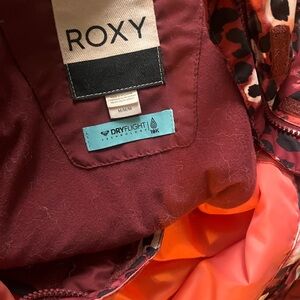 snow Jacket , lined, warm, vents for cooling. Powder liner , removable  hood